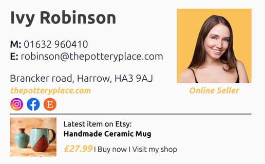 Online Seller Email Signature