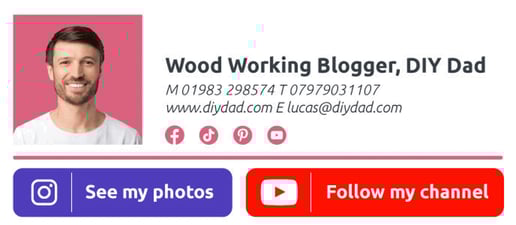 Blogger Email Signature