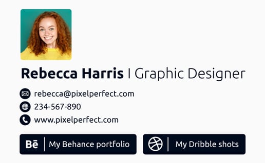 Graphic Designer Email Signature