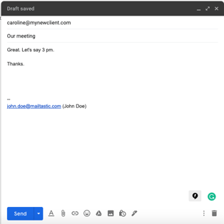 3 - Add Gmail signature Gmail signature