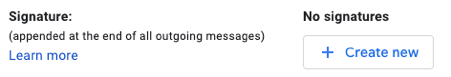 3 - Create Gmail signature Gmail signature