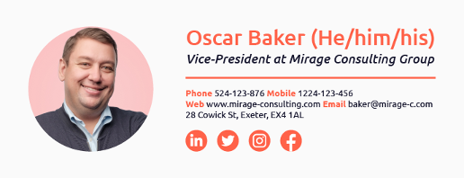 Consultant Email Signature