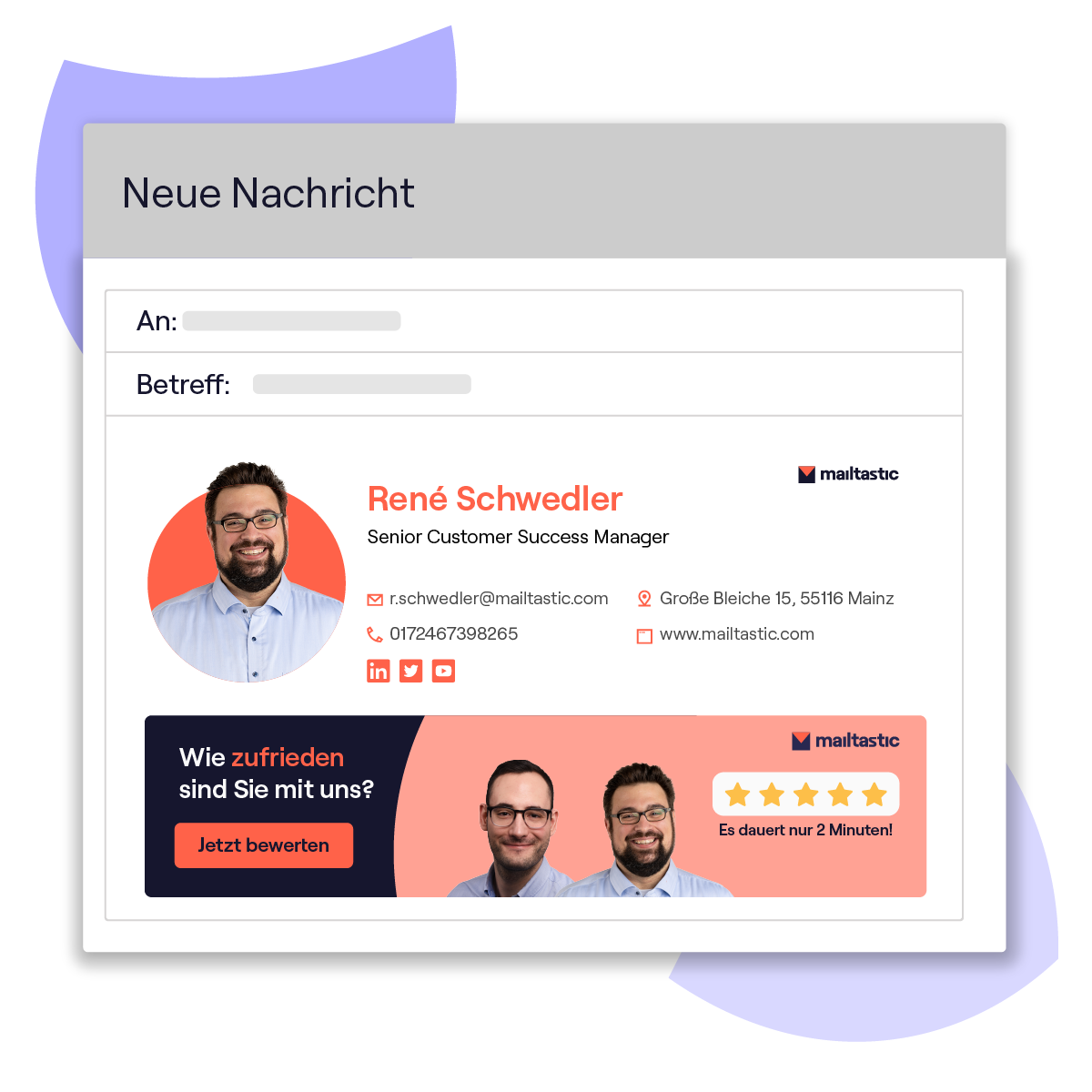 Customer Marketing Banner Beispiel