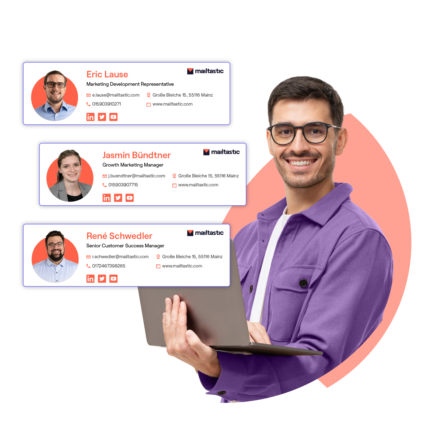 E-Mail-Signaturen in Ihrem Branding E-Mail-Signaturen in Ihrem Branding