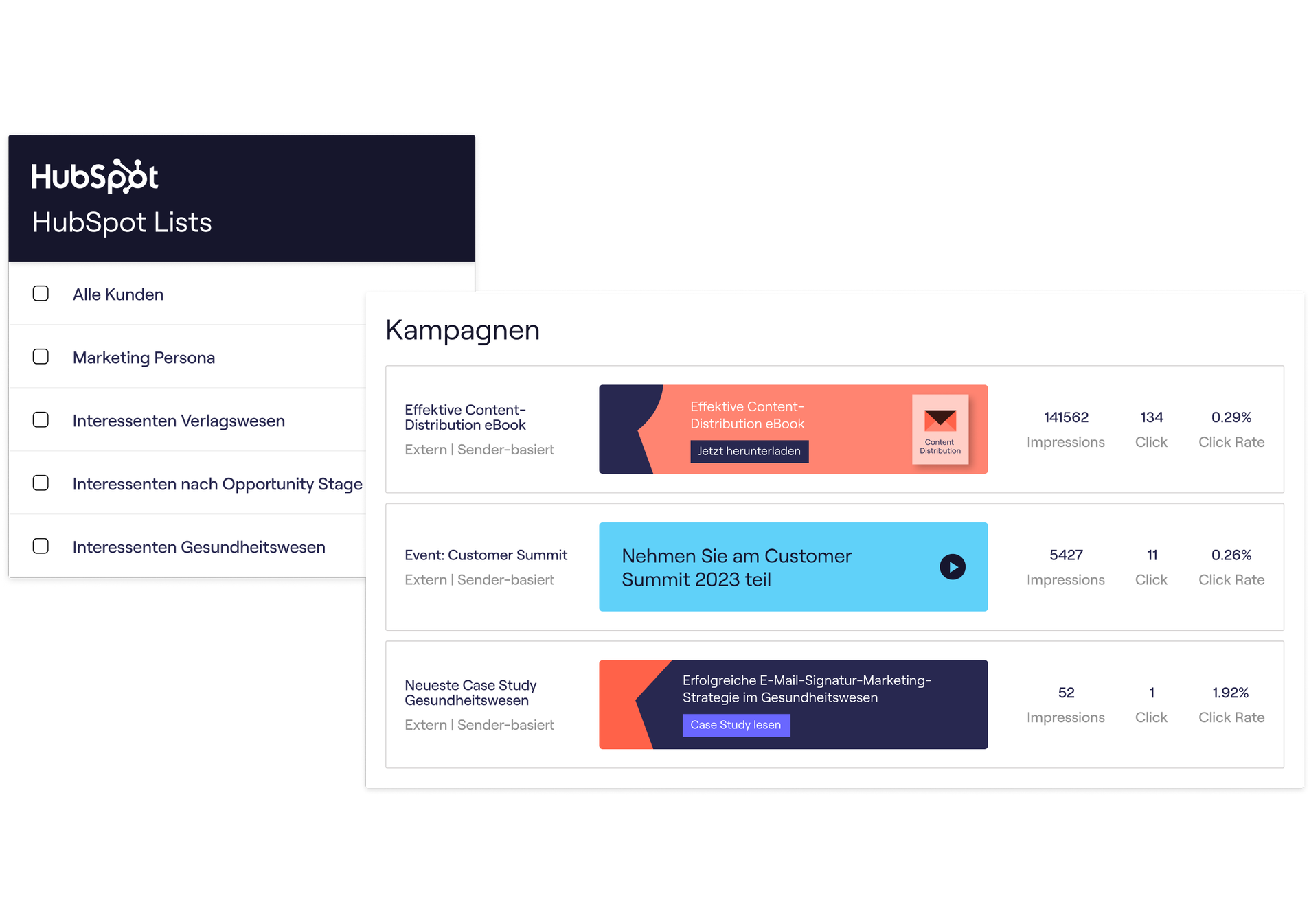 Mailtastic und HubSpot Mailtastic und HubSpot