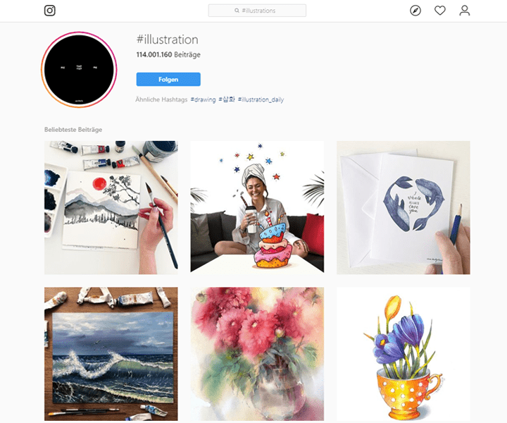Illustrations Instagram Illustrations Instagram
