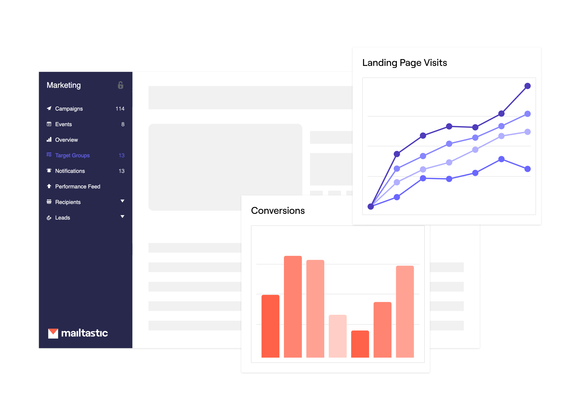 Mailtastic campaign performance dashboard Mailtastic campaign performance dashboard