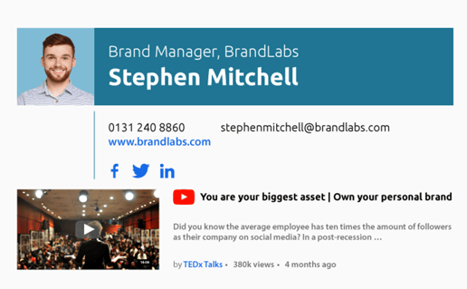 Brand Manager Email Signature